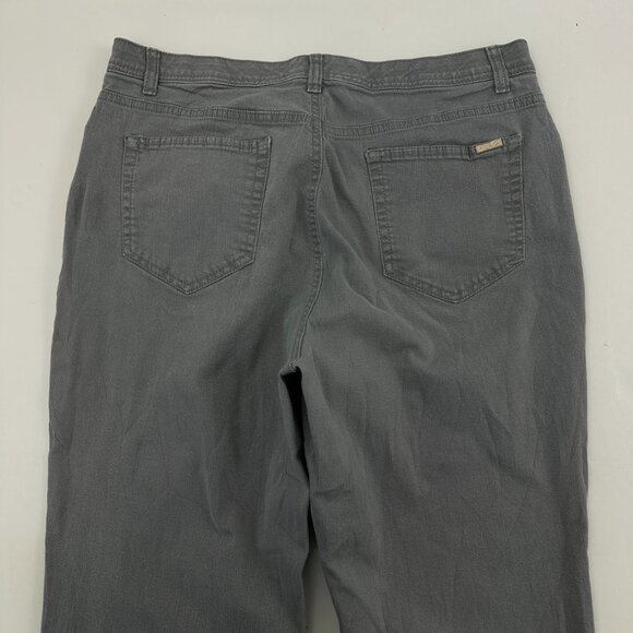 JM Collection Straight Leg Women's size 16 Gray Denim jeans - Picture 5 of 5
